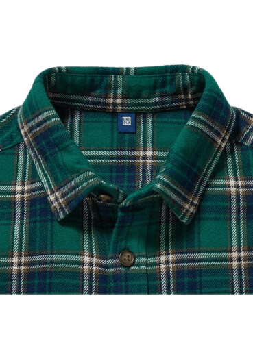 Flannel Checked Long Sleeve Shirt