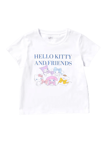Sanrio Characters Cropped Short Sleeve UT